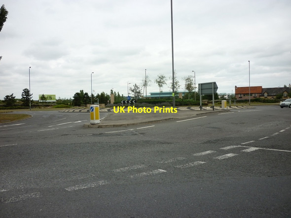 Photo 6"x4" The roundabout on the A636 Denby Dale Road, Durkar Horbury c2011
