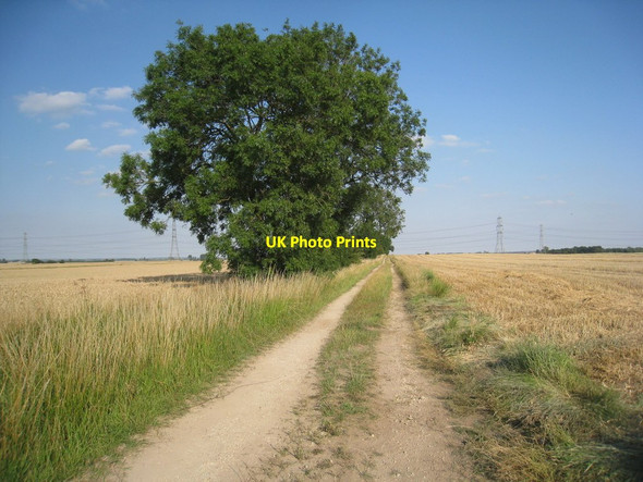 Photo 6"x4" Farm track near Beltoft Beltoft c2011