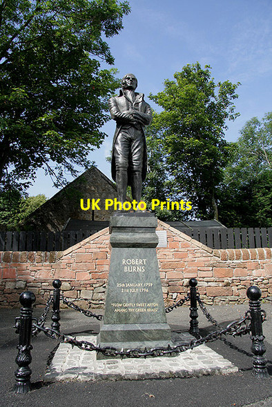 Photo 6"x4" The Robert Burns statue, New Cumnock New Cumnock c2011