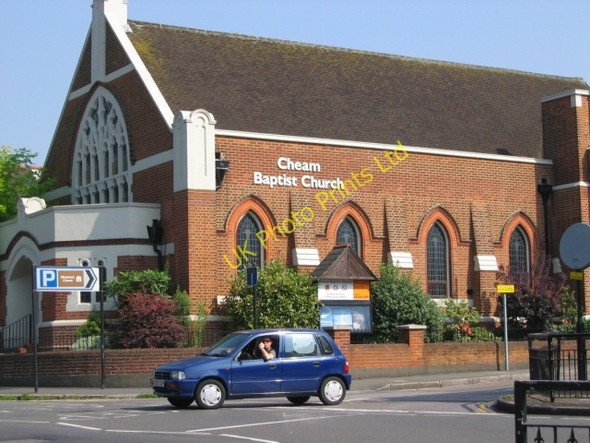 Photo 6"x4" Cheam Baptist Church Sutton\/TQ2564 c2005