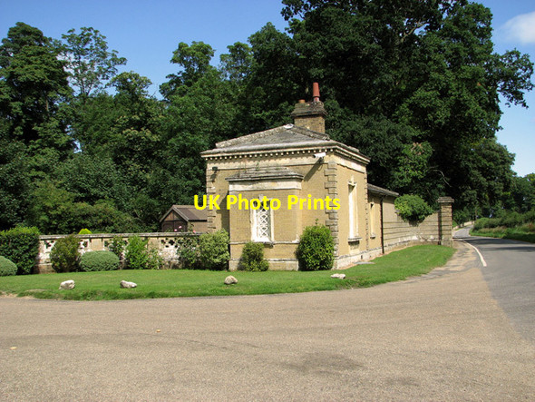 Photo 6"x4" Road past South Lodge, new Holkham New Holkham c2011