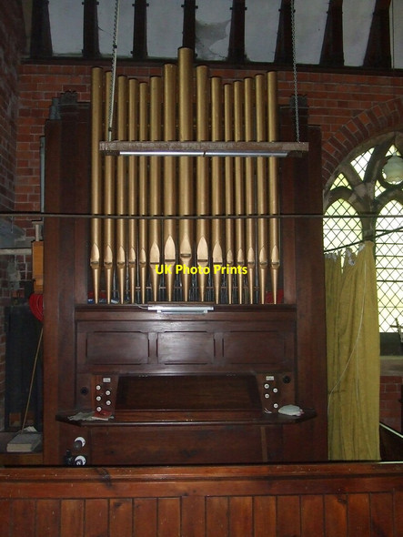 Photo 6"x4" Organ in St Stephen's, Hatton Hatton\/TF1776 c2011