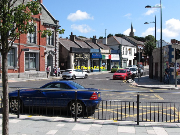 Photo 6"x4" St Patrick's Avenue from Market Street Downpatrick c2011