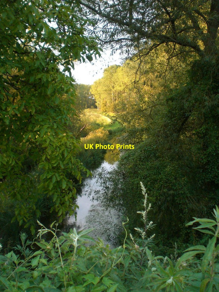 Photo 6"x4" The eastern branch of the River Test, at Longstock Leckford c2011
