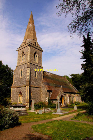 Photo 6"x4" St Bartholomew's Church in Arborfield Arborfield c2011 P1