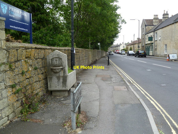 Photo 6"x4" Combe Down, horse trough Bath\/ST7464 c2011