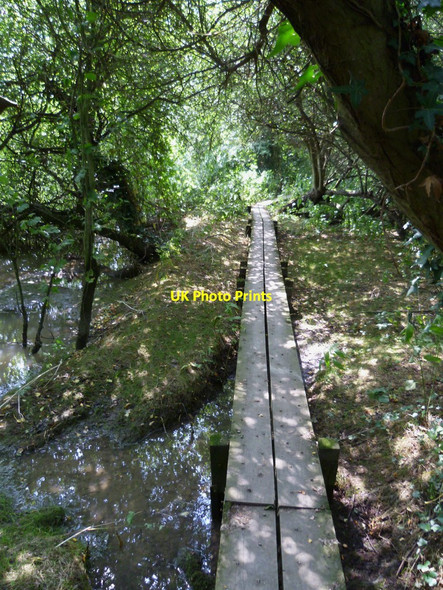 Photo 6"x4" Dry footway by the Arun near Houghton Farm Houghton\/TQ0111 c2011