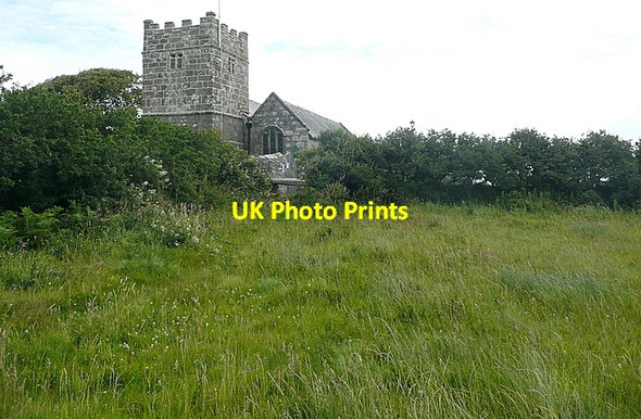 Photo 6"x4" Towednack church Towednack c2011