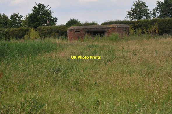 Photo 6"x4" Pillbox near Shillingford Meadside c2011