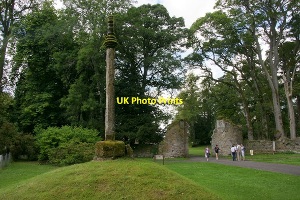 Photo 6"x4" Mercat Cross and Gateway in Scone Palace Old Scone c2011