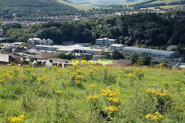 Photo 6"x4" Galashiels from Buckholm Hill Galashiels c2011