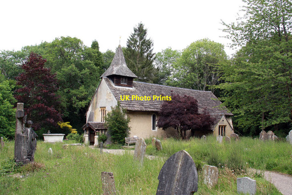 Photo 6"x4" St John the Baptist, Okewood Mayes Green c2011