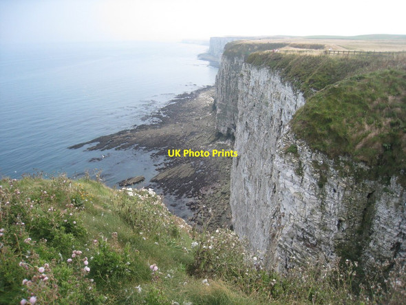 Photo 6"x4" Crab Rocks seen from Bartlett Nab Bempton c2011