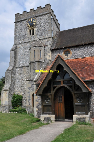 Photo 6"x4" Streatley church Streatley\/SU5980 c2011