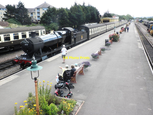 Photo 6"x4" The Dunster Castle Express arrives at Minehead Minehead c2011