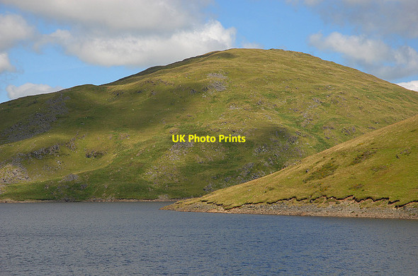 Photo 6"x4" Drosgol from the Nant-y-moch dam Nant-y-moch Reservoir c2011