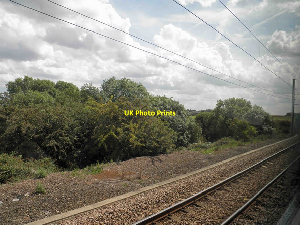 Photo 6"x4" Heading south on the East Coast main rail line near Godmanchester Godmanchester c2011