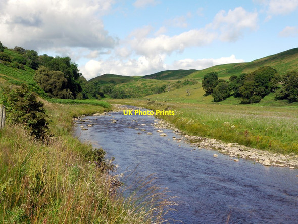 Photo 6"x4" River Coquet near Barrow Alwinton c2011