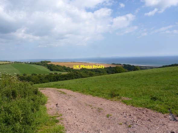 Photo 6"x4" Field with a view Pendine\/Pentywyn c2011