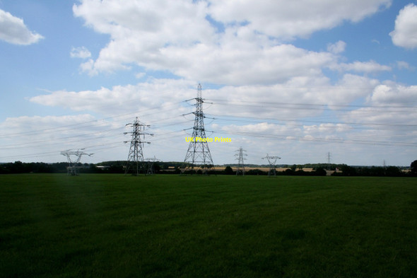 Photo 6"x4" Electric Pylons at Rushleygreen Farm Rushley Green c2011