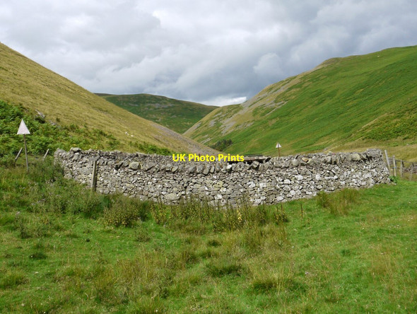 Photo 6"x4" Sheepfold in valley of Usway Burn Shillmoor c2011