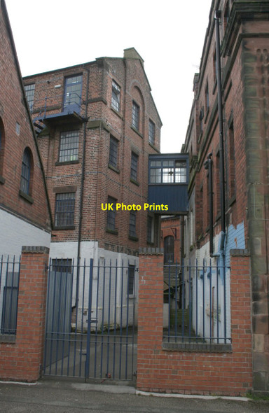 Photo 6"x4" Cross Street Mills Leek\/SJ9856 c2011