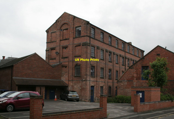 Photo 6"x4" Cross Street Mills Leek\/SJ9856 c2011