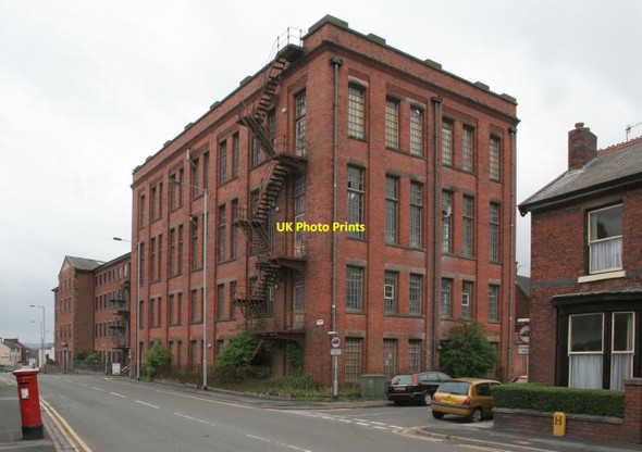 Photo 6"x4" Silk mill on Ashbourne Road Leek\/SJ9856 c2011