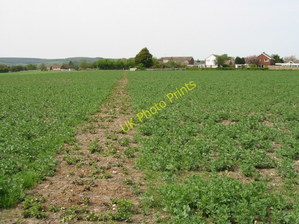 Photo 6"x4" View along footpath towards Wye Wye c2008