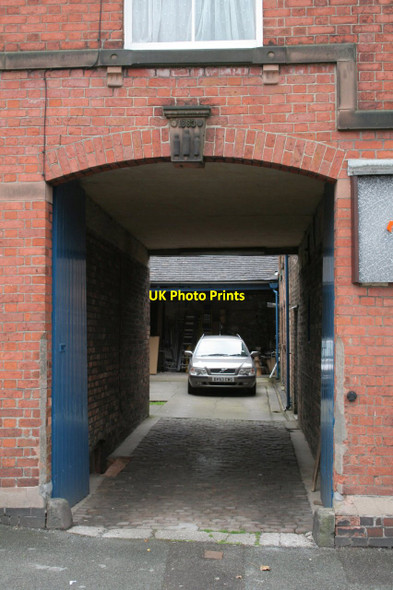 Photo 6"x4" Archway into factory courtyard Leek\/SJ9856 c2011