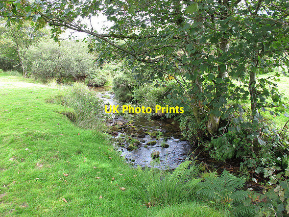 Photo 6"x4" Stream near Challacombe  Heathercombe c2011