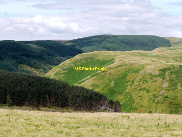 Photo 6"x4" Kidland Forest, Allerhope valley and Puncherton Hill from Clennell Street Clennell c2011