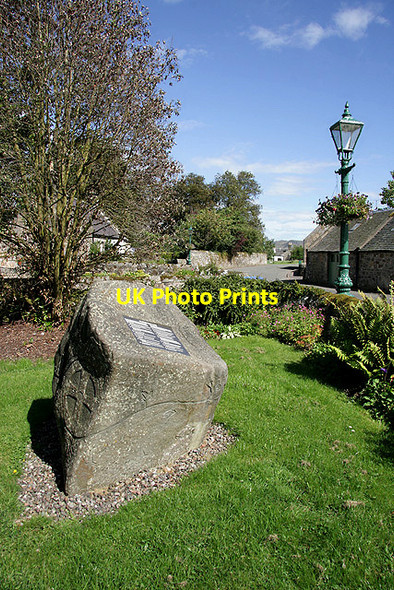 Photo 6"x4" Cleish Village Millennium Stone Cleish c2011