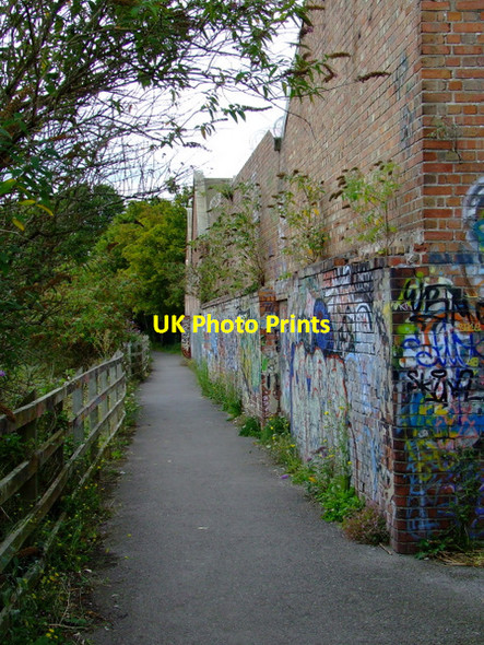 Photo 6"x4" Riverside path Barton Hill\/ST6072 c2011
