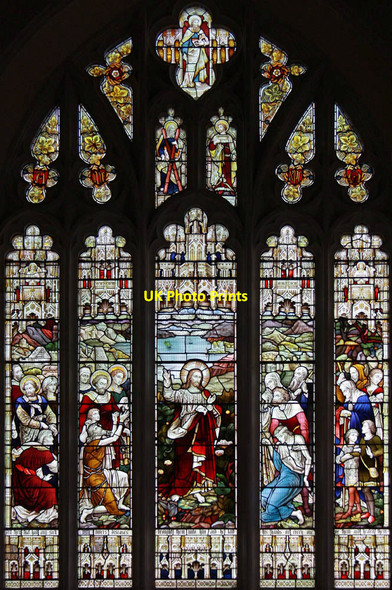 Photo 6"x4" St Lawrence, Alton - Stained glass window Alton\/SU7139 c2011