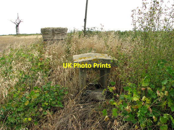 Photo 6"x4" Martham ROC post in field south of Church Road, Repps with Bastwick Bastwick c2011 P1