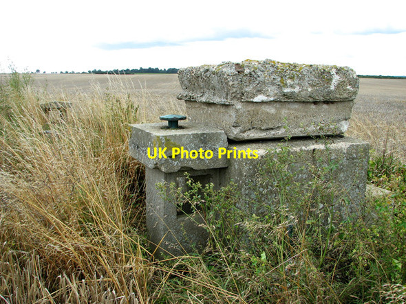 Photo 6"x4" Martham ROC post in field south of Church Road, Repps with Bastwick Bastwick c2011 P4