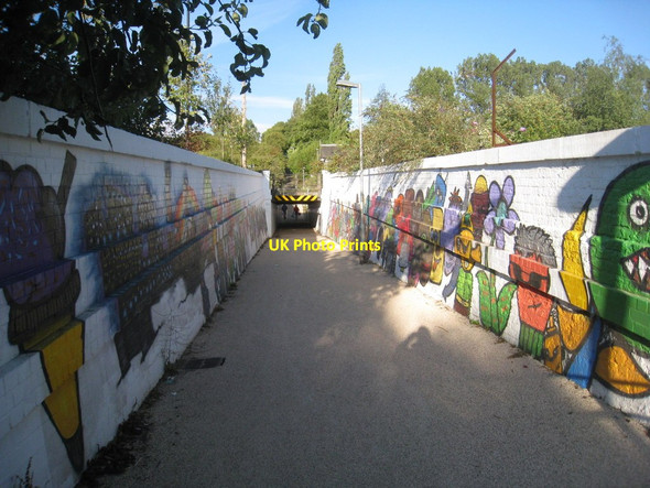 Photo 6"x4" Subway beneath the railway Gainsborough\/SK8189 c2011