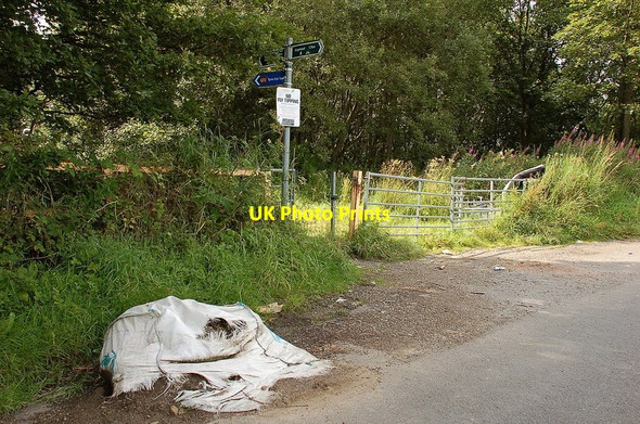 Photo 6"x4" No Fly Tipping - by order Dewartown c2011