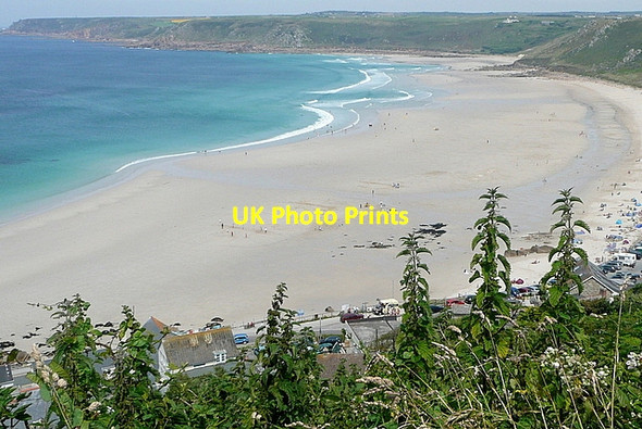 Photo 6"x4" Whitesand Bay Sennen Cove c2011