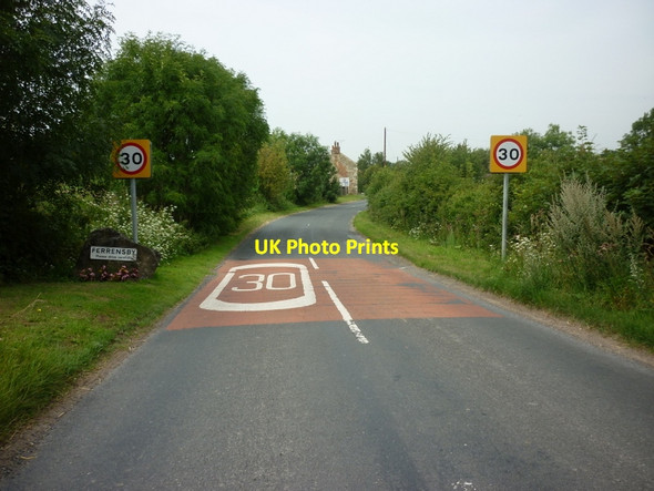 Photo 6"x4" Entering Ferrensby, North Yorkshire Arkendale\/SE3860 c2011