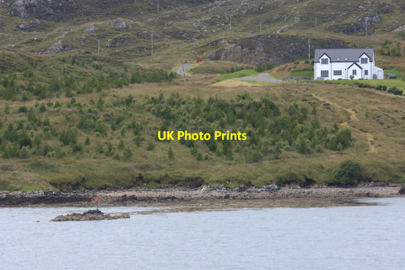 Photo 6"x4" House and new forestry at Direcleit Direcleit c2011