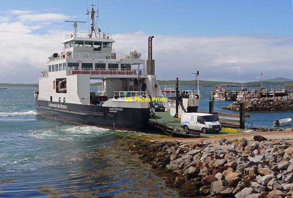 Photo 6"x4" CalMac ferry Loch Portain discharging at Leverburgh Leverburgh\/An t-ob c2011