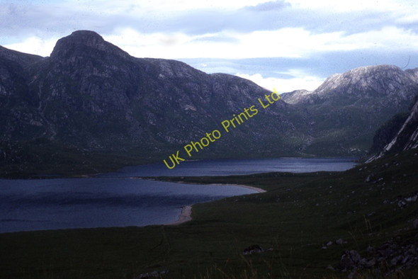 Photo 6"x4" Fionn Loch and Dubh Loch, Letterewe Forest Carnmore c1983