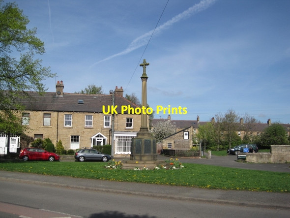 Photo 6"x4" War Memorial, Wylam Prudhoe c2011
