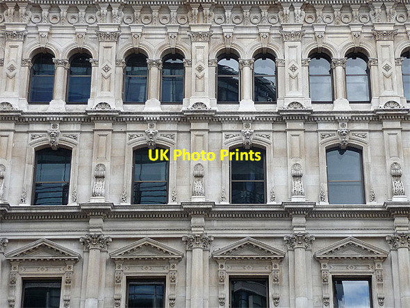 Photo 6"x4" Detail of 39-40 Lombard Street (1) London c2011