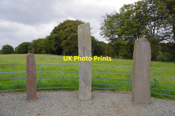 Photo 6"x4" Ogham stones, Beaufort Beaufort\/V8892 c2011