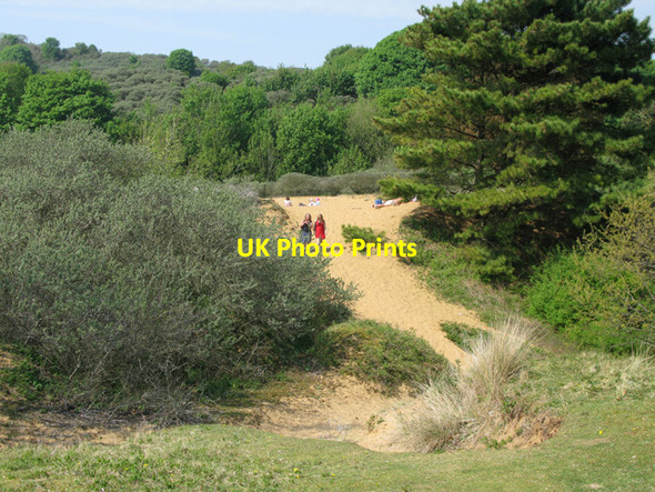 Photo 6"x4" Sand dunes at the Merthyr Mawr National Nature Reserve Tythegston c2011
