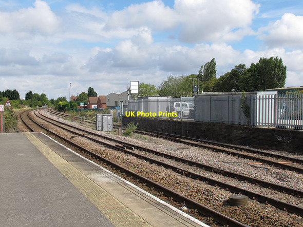 Photo 6"x4" Oakham station siding Oakham\/SK8509 c2011