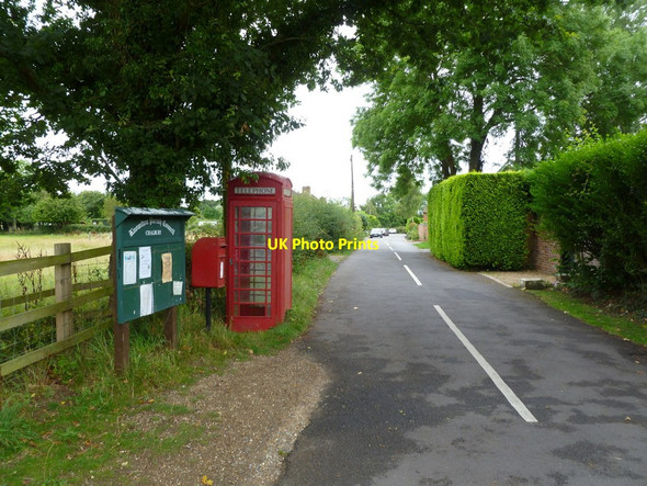 Photo 6"x4" Chalbury Common, street furniture Chalbury Common c2011